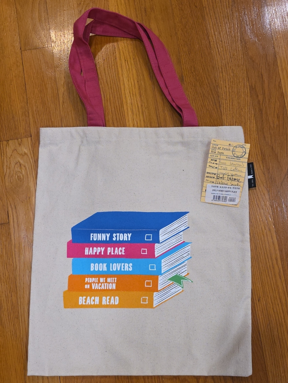 NWT Emily Henry themed Tote from Out Of Print